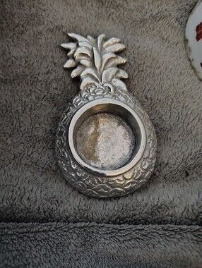 Pewter Pineapple Decor Tealight Holder